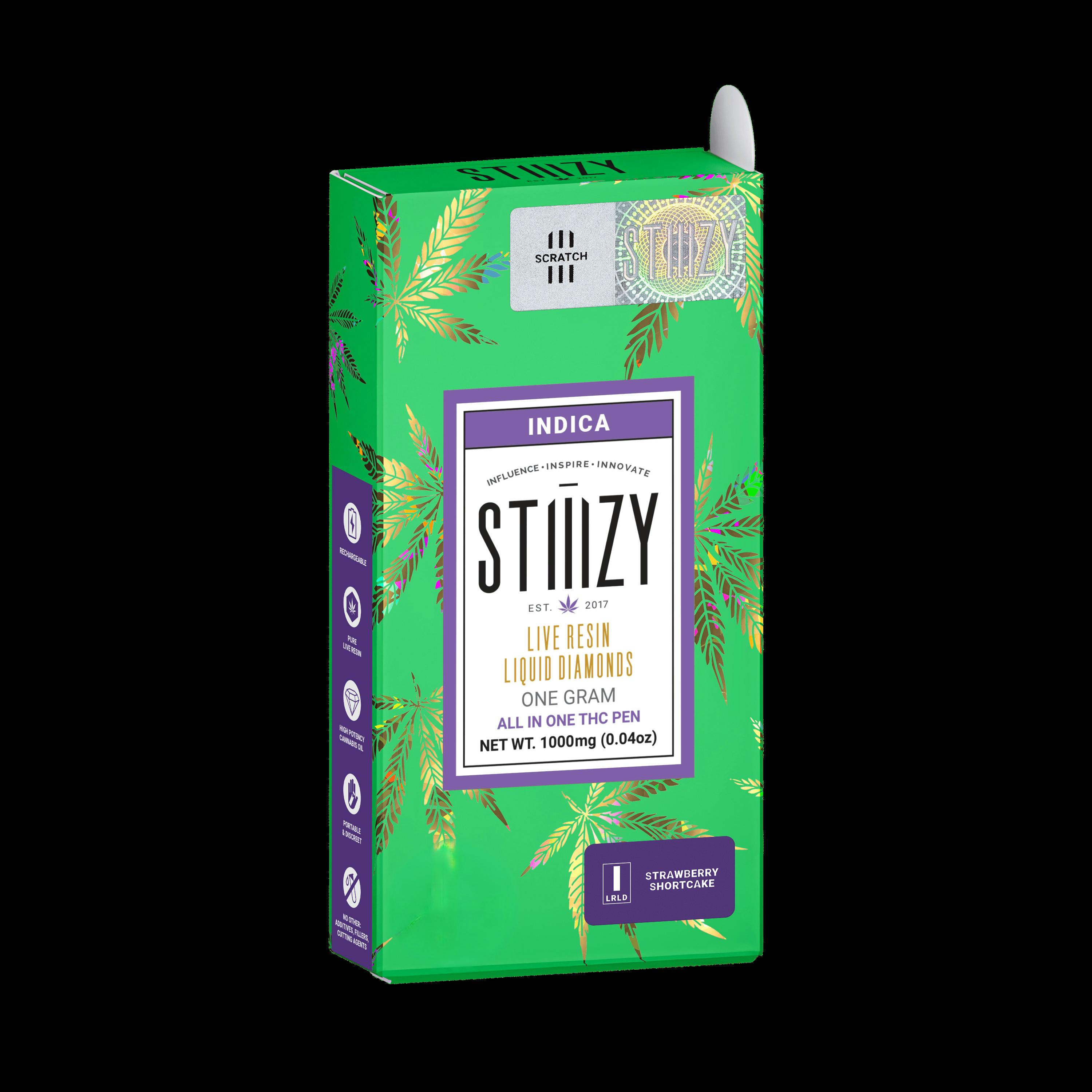 Stiiizy - Strawberry Shortcake Live Resin Liquid Diamond Disposable (0.95G)