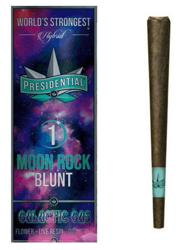 Presidential - Galactic Gas Live Resin Moon Rock Infused Blunt (1.5G)
