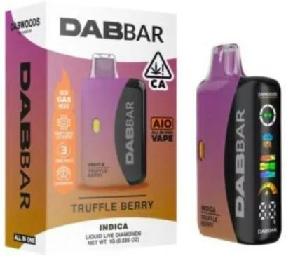 Dab Bar - Truffle Berry Liquid Live Diamonds Disposable (1G)