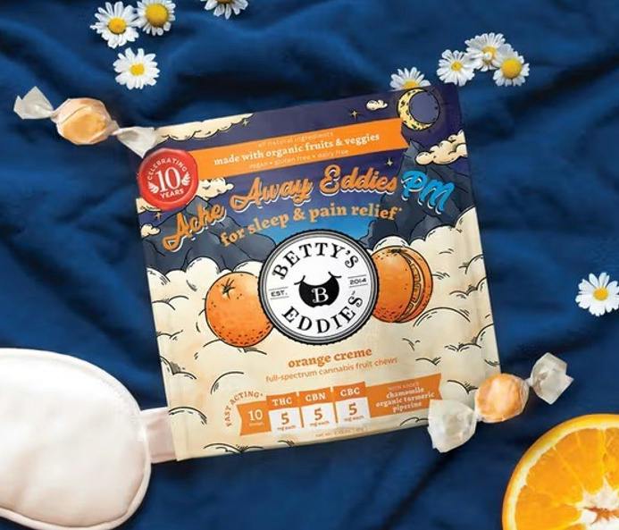 Achy Eddies PM Orange Creme Chews 200mg/20pk