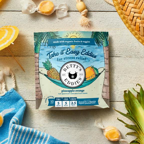 Take It Easy Eddies - Pineapple Orange Chews - 20pk