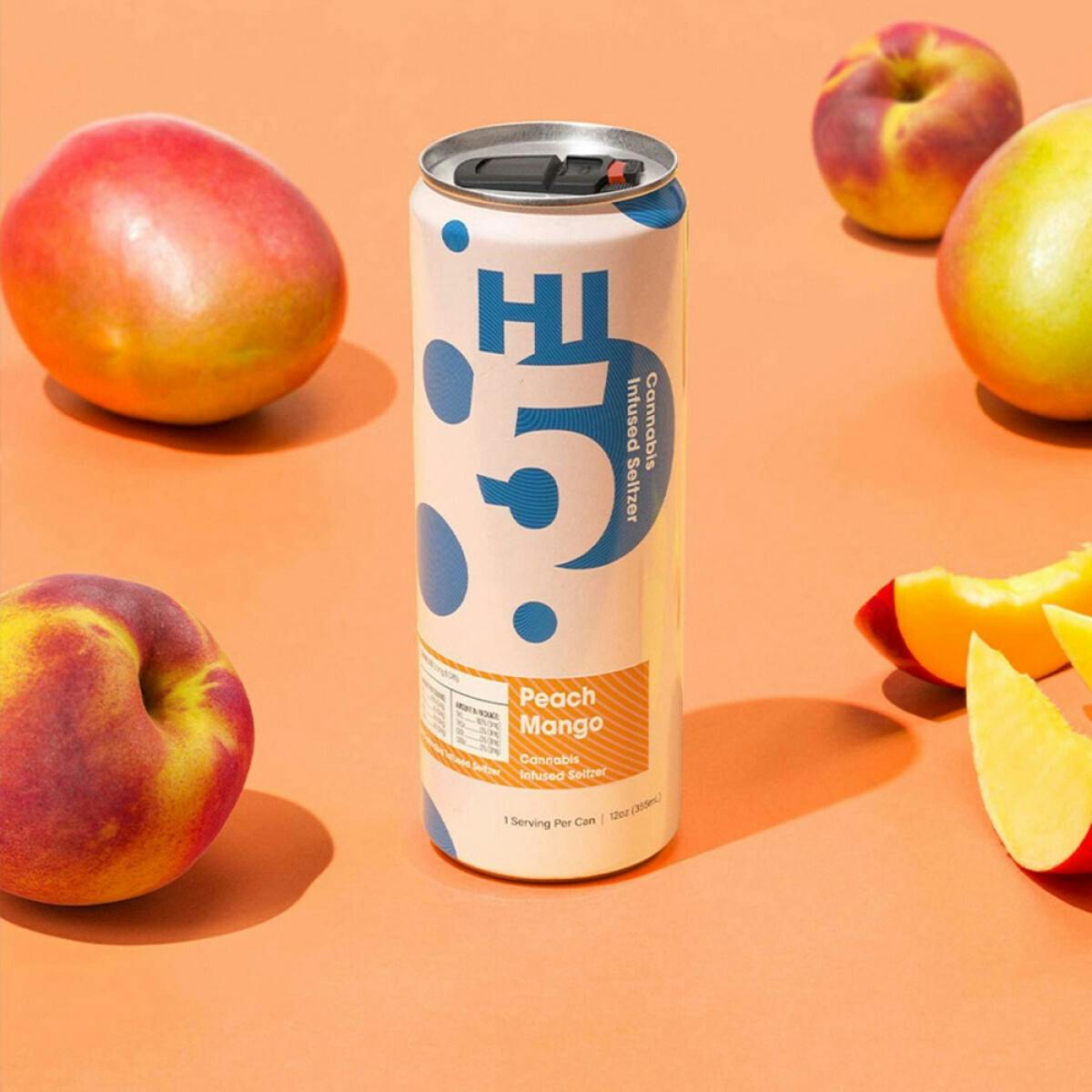 Hi5 Peach Mango Seltzer 100mg/1pk