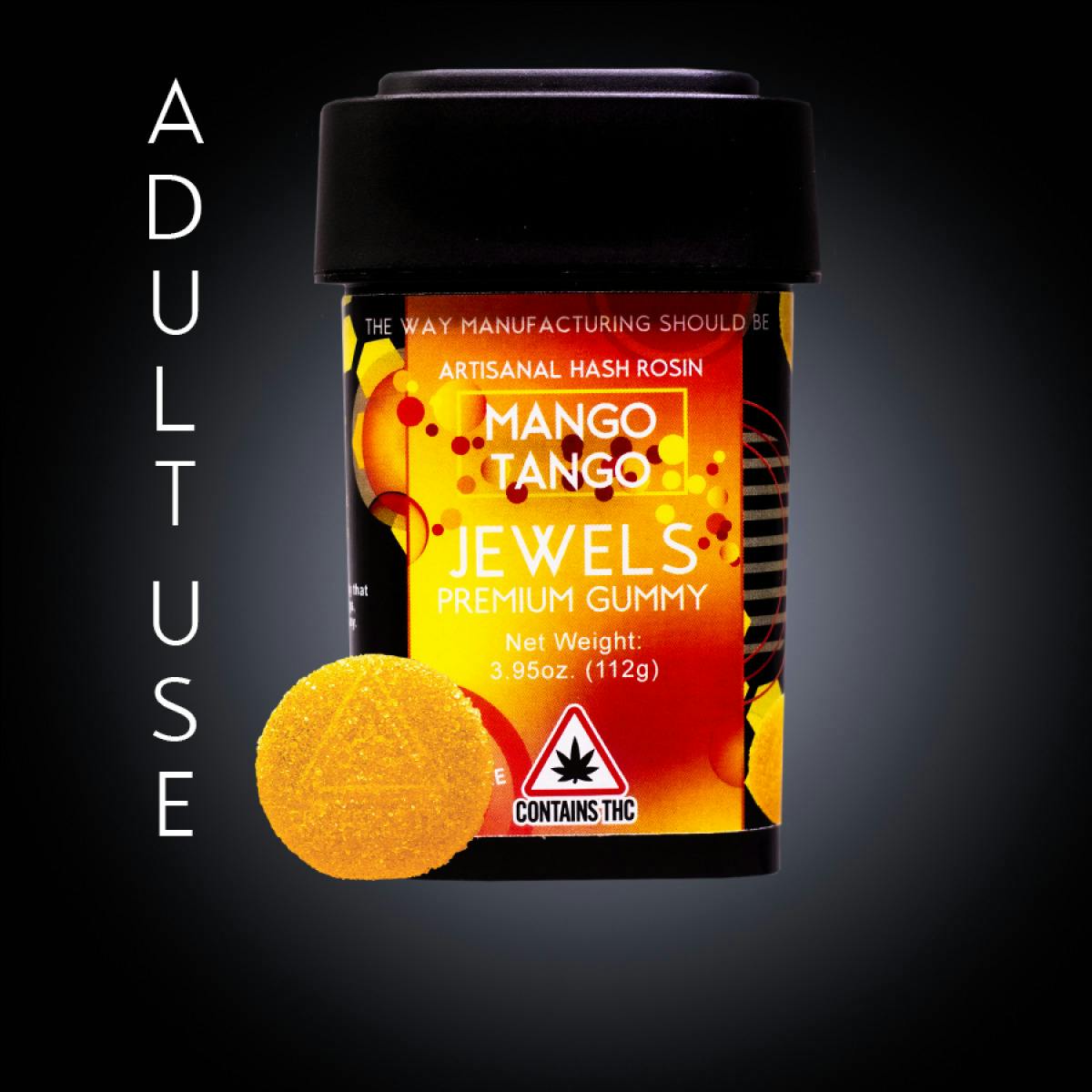 Hash Rosin Gummies - Mango Tango - 200mg/20pk