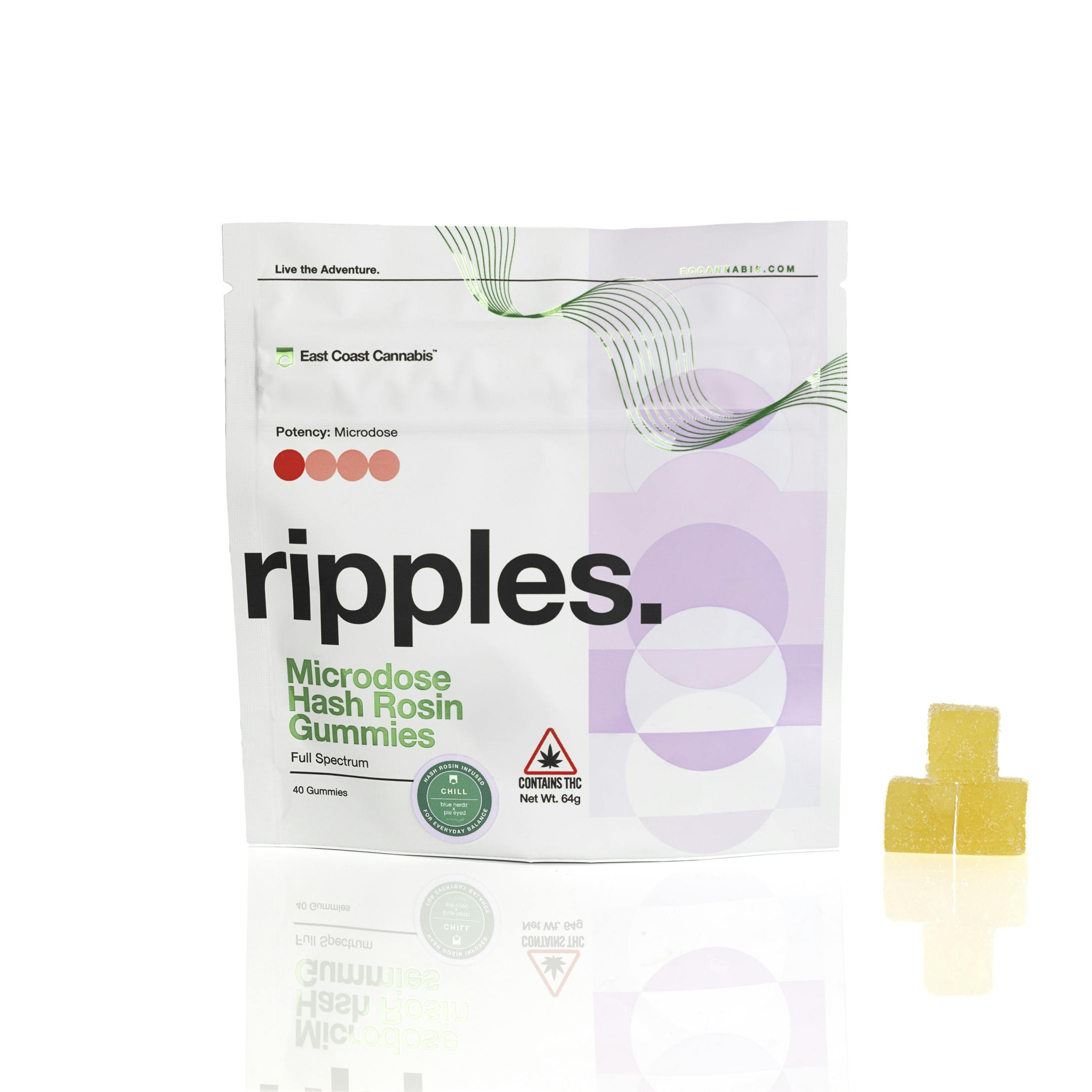 Ripples Gummies - Chill - Pineapple - 100mg/40pk