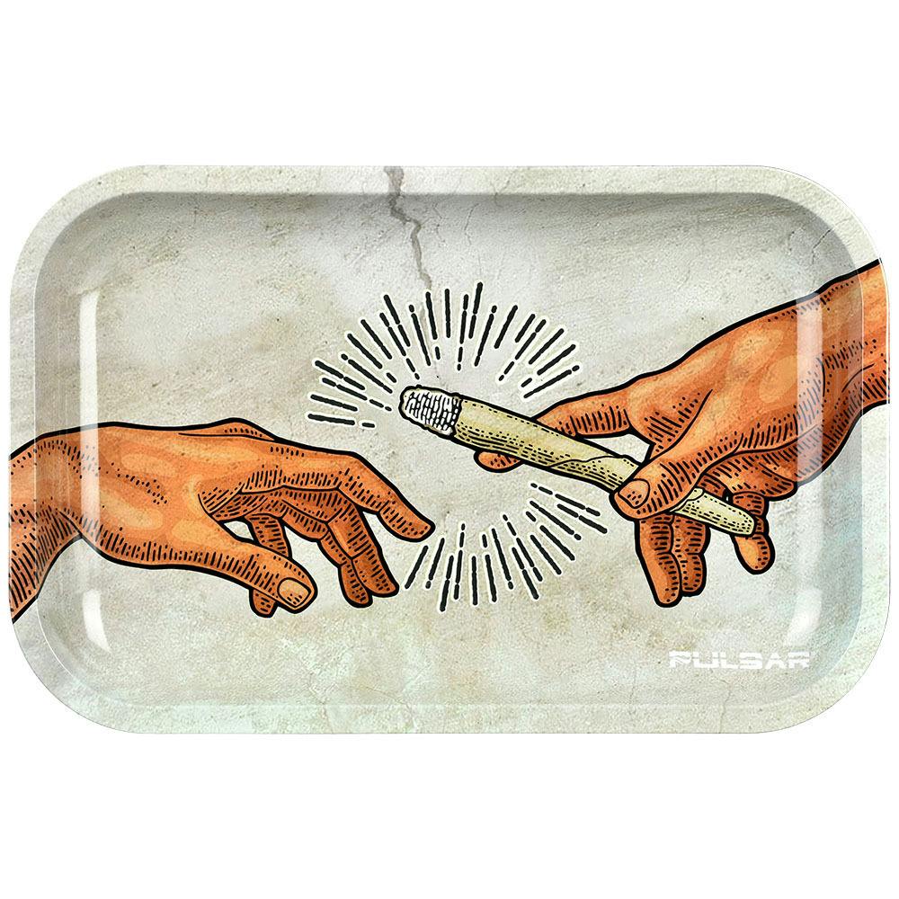 Pulsar Glow Metal Rolling Tray - Creation of Passage