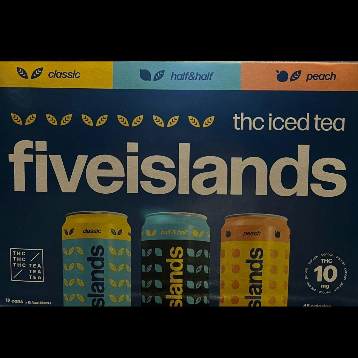 Five Islands 12 Pack - 10mg Iced Tea Variety Pack