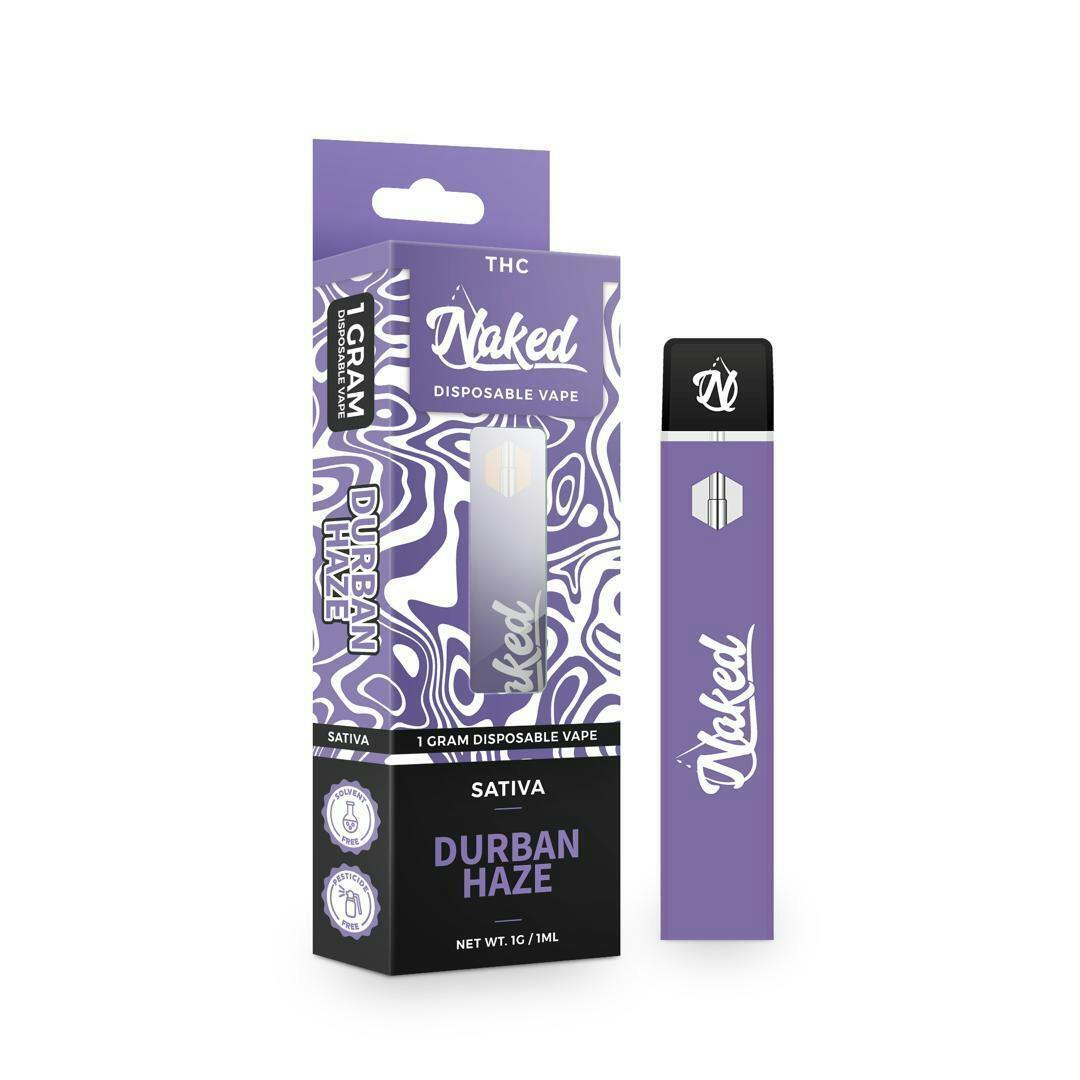 Naked Vapes | Durban Haze | 1G Disposable Vape