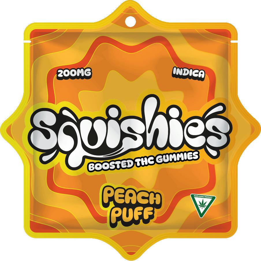 Squishies | Peach Puff | 200mg Gummies