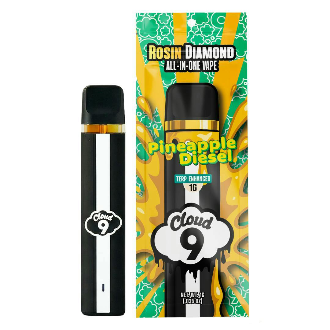 Cloud 9 | Pineapple Diesel | 1G Live Rosin Diamond Vape