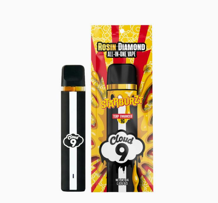 Cloud 9 | Starburzt | 1G Live Rosin Diamond Vape