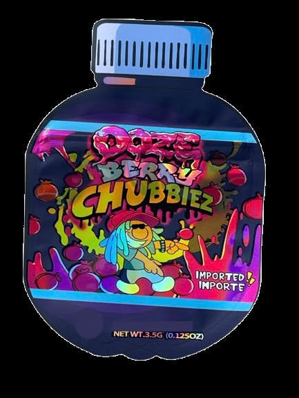Cali Packs | Berry Chubbiez | 3.5G Prepack cannabis product