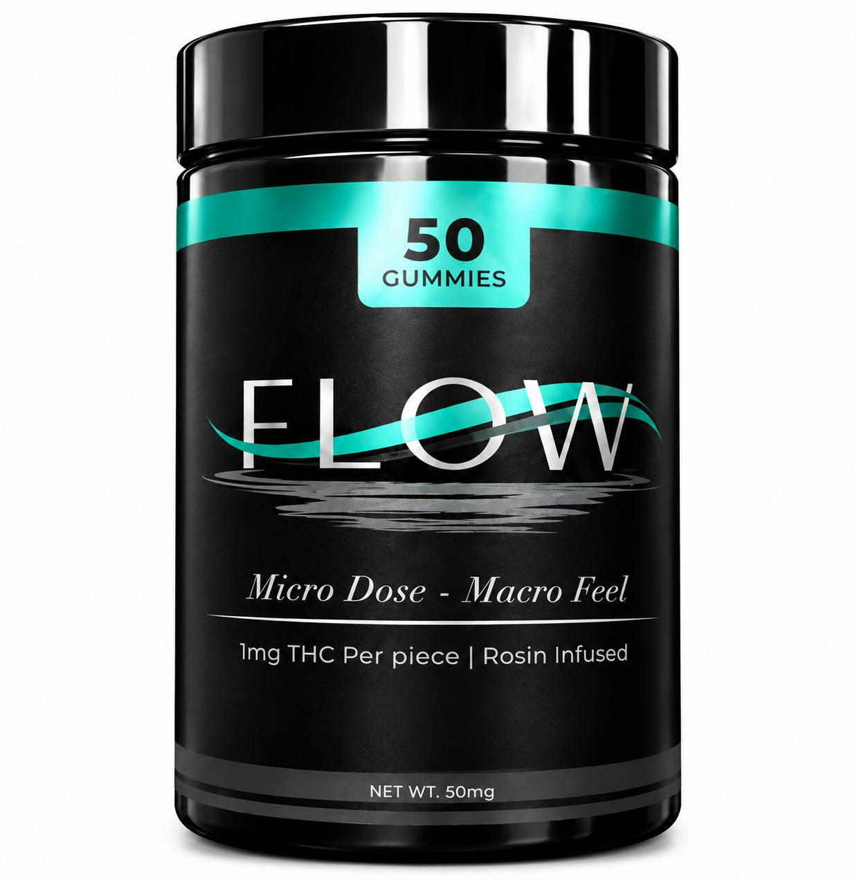 Flow | Passion Fruit | 50-Pack x (1mg) Rosin Gummies