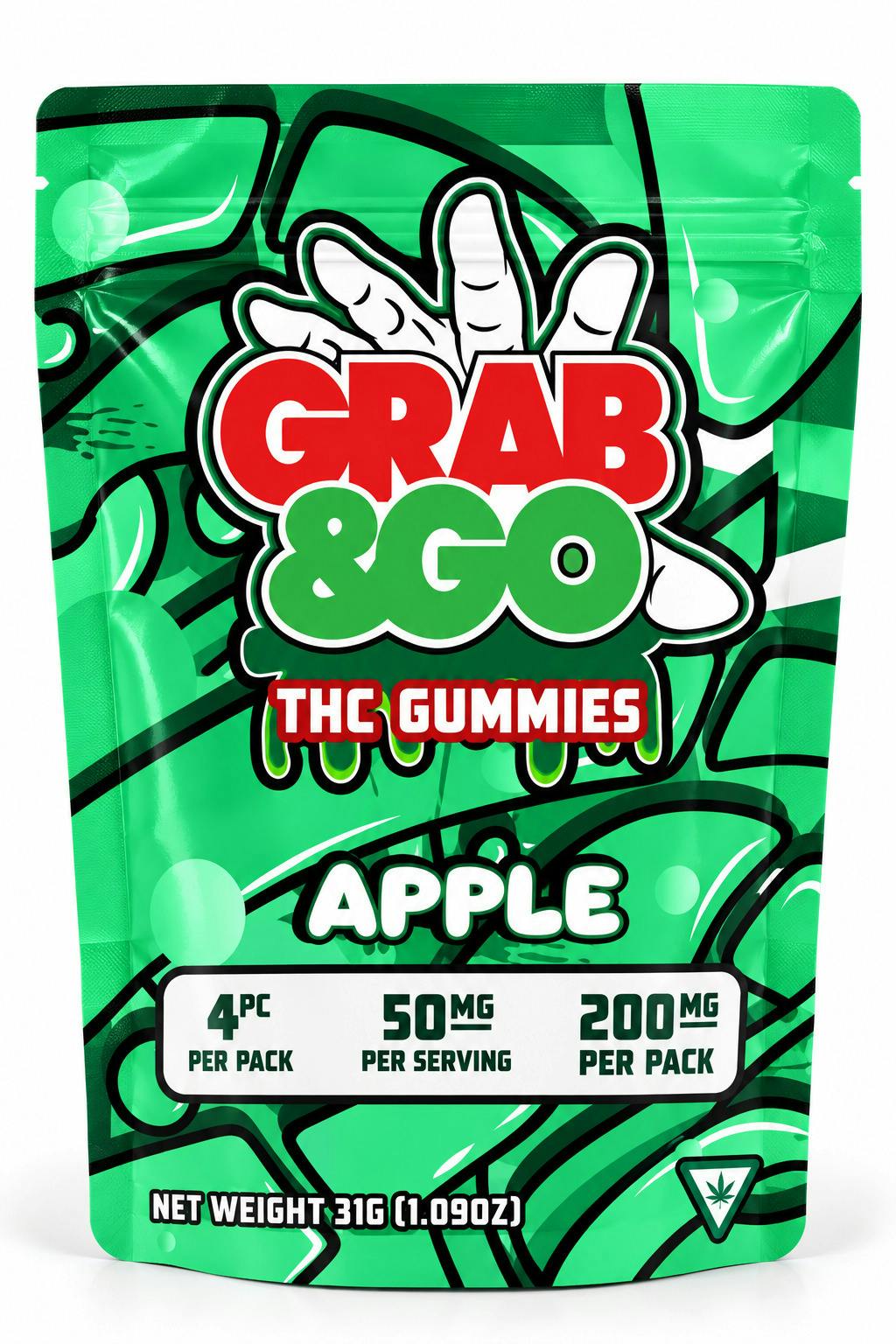 Grab & Go | Apple | 200mg Gummies