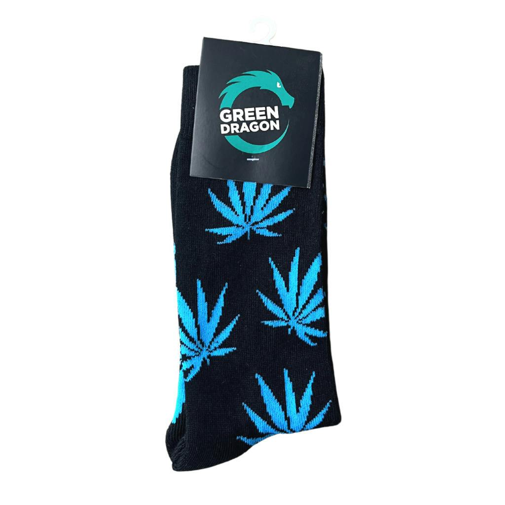 Green Dragon Leaf Socks Each