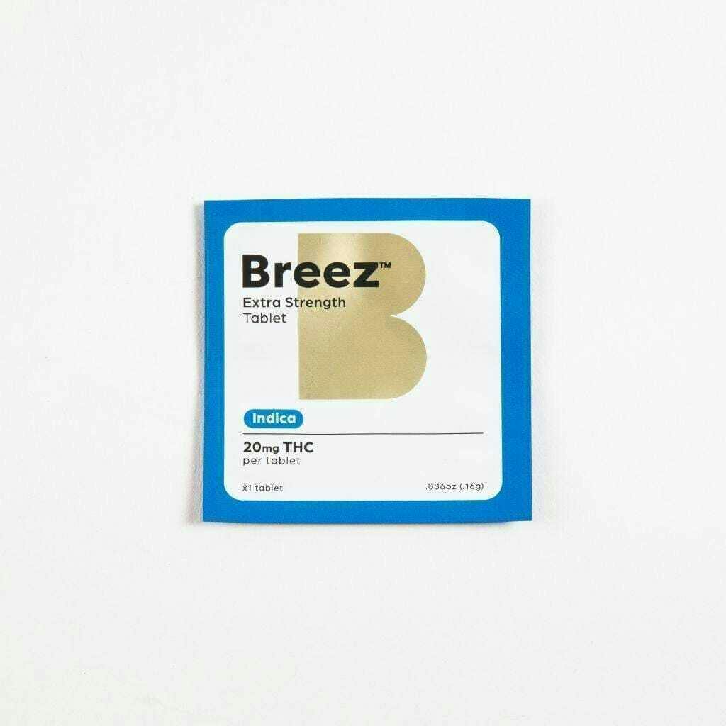 Breez - Extra Strength Indica: Single 20mg Tablet