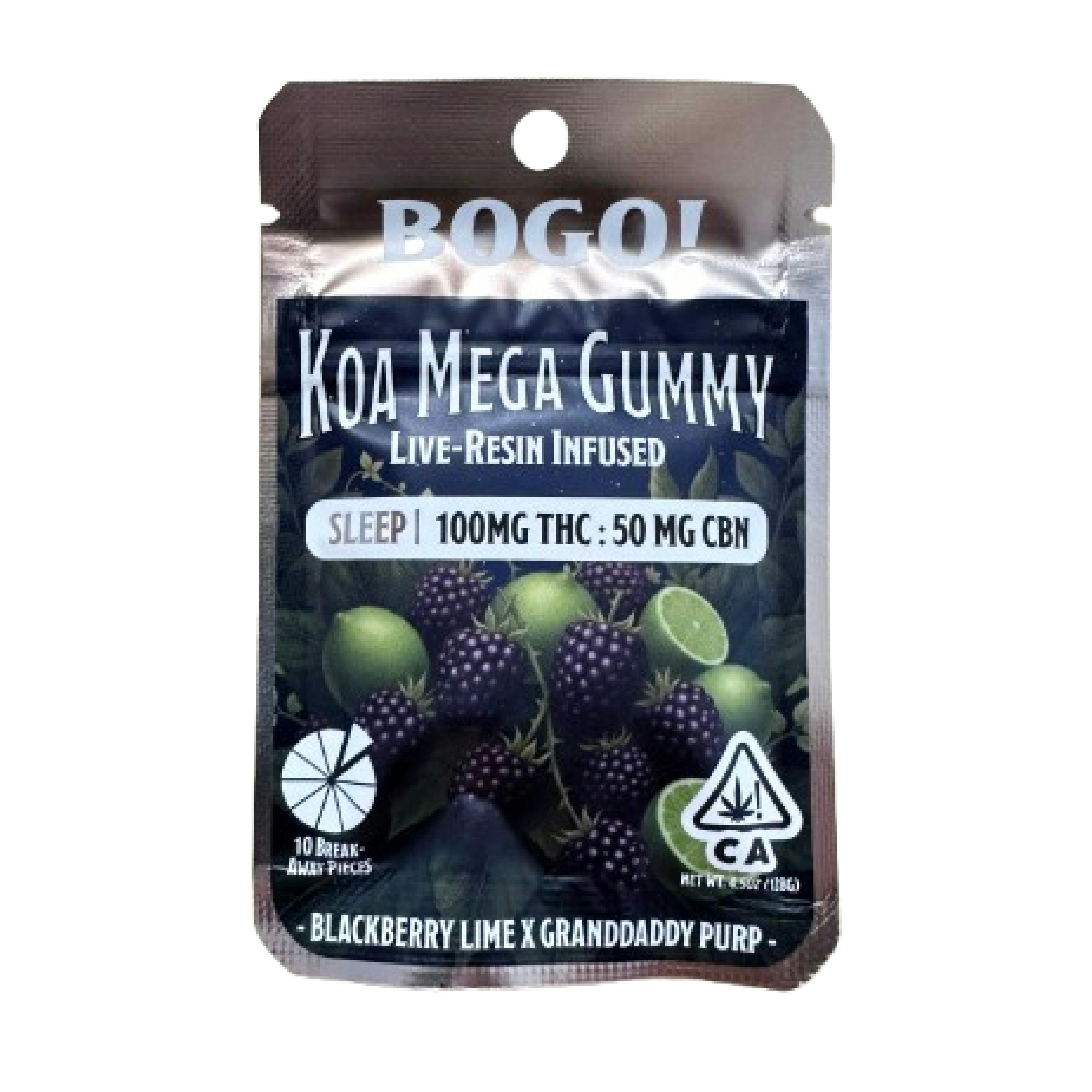 Blackberry Lime x: Granddaddy Purp - - Koa