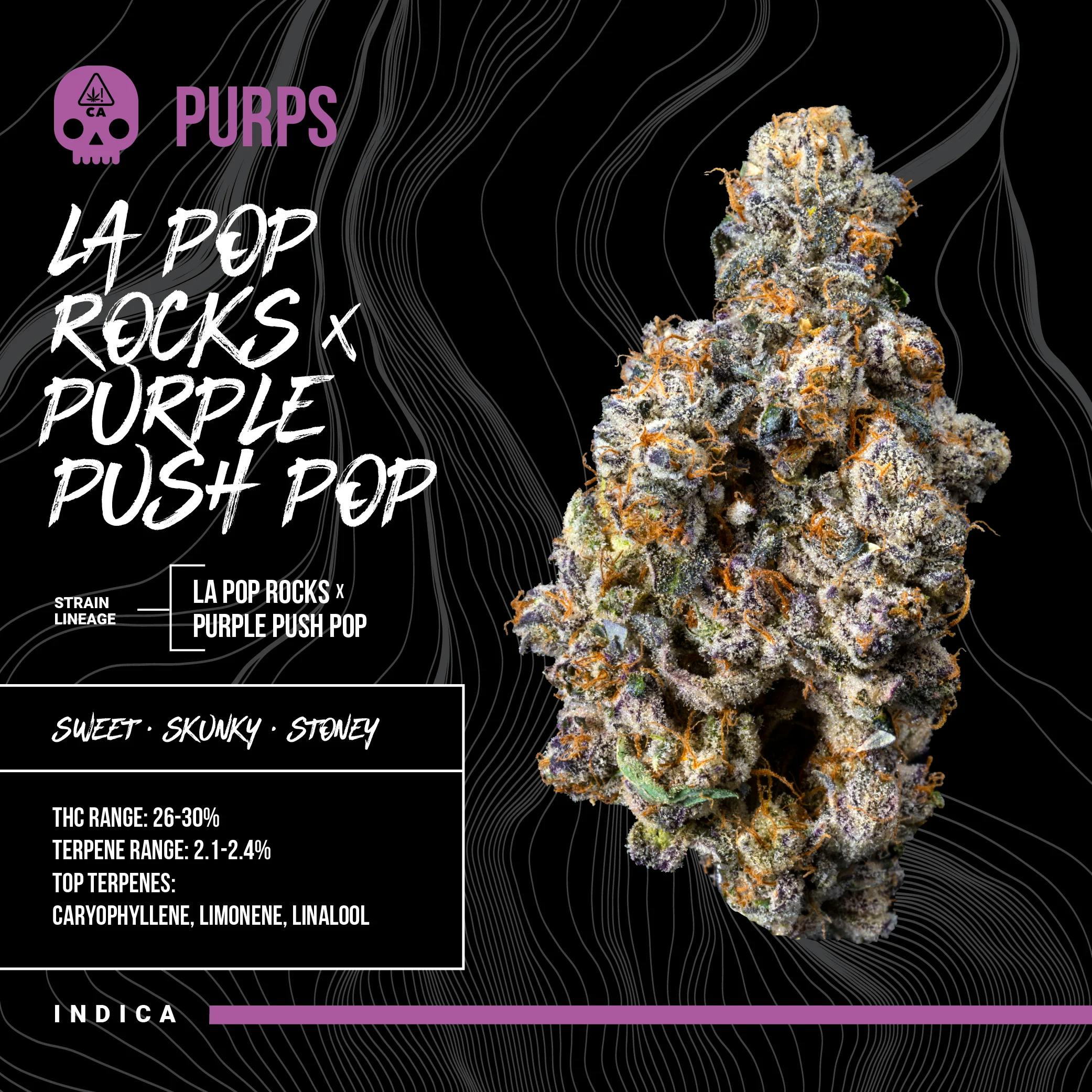 LA POP ROCKS X PURPLE PUSH POP 3.5G - BOSKY