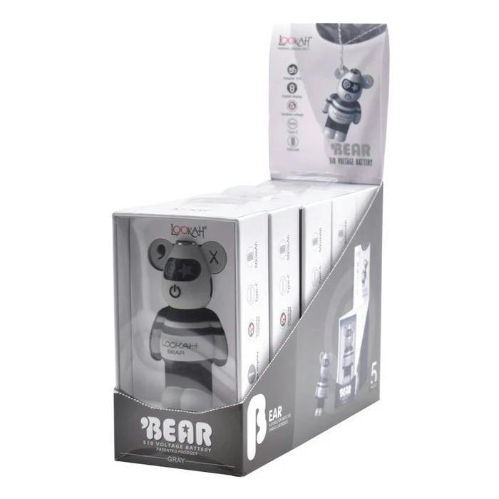 Gray Lookah Bear Vape Battery