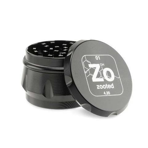 Black Zooted Premium 4pc Grinder 63mm