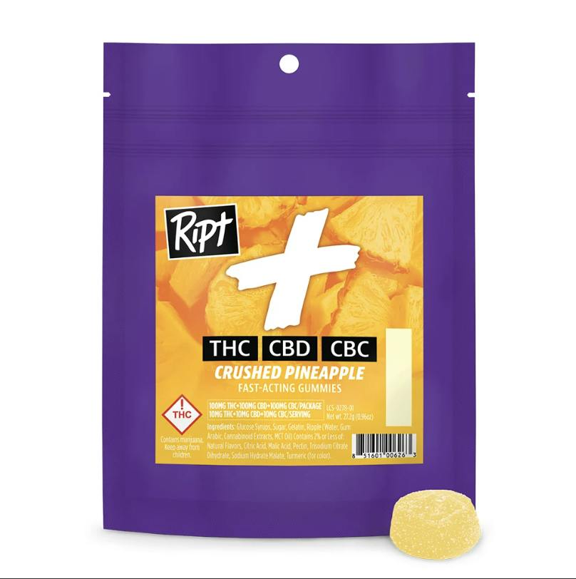 Ript Crushed Pineapple 100mg
