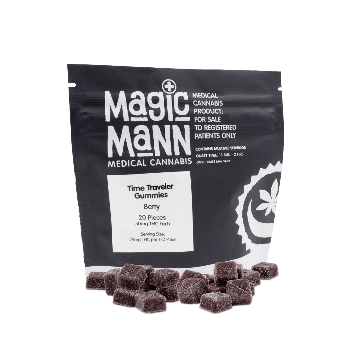 Time Traveler Berry Gummies, 20pk x 50mg (MED)