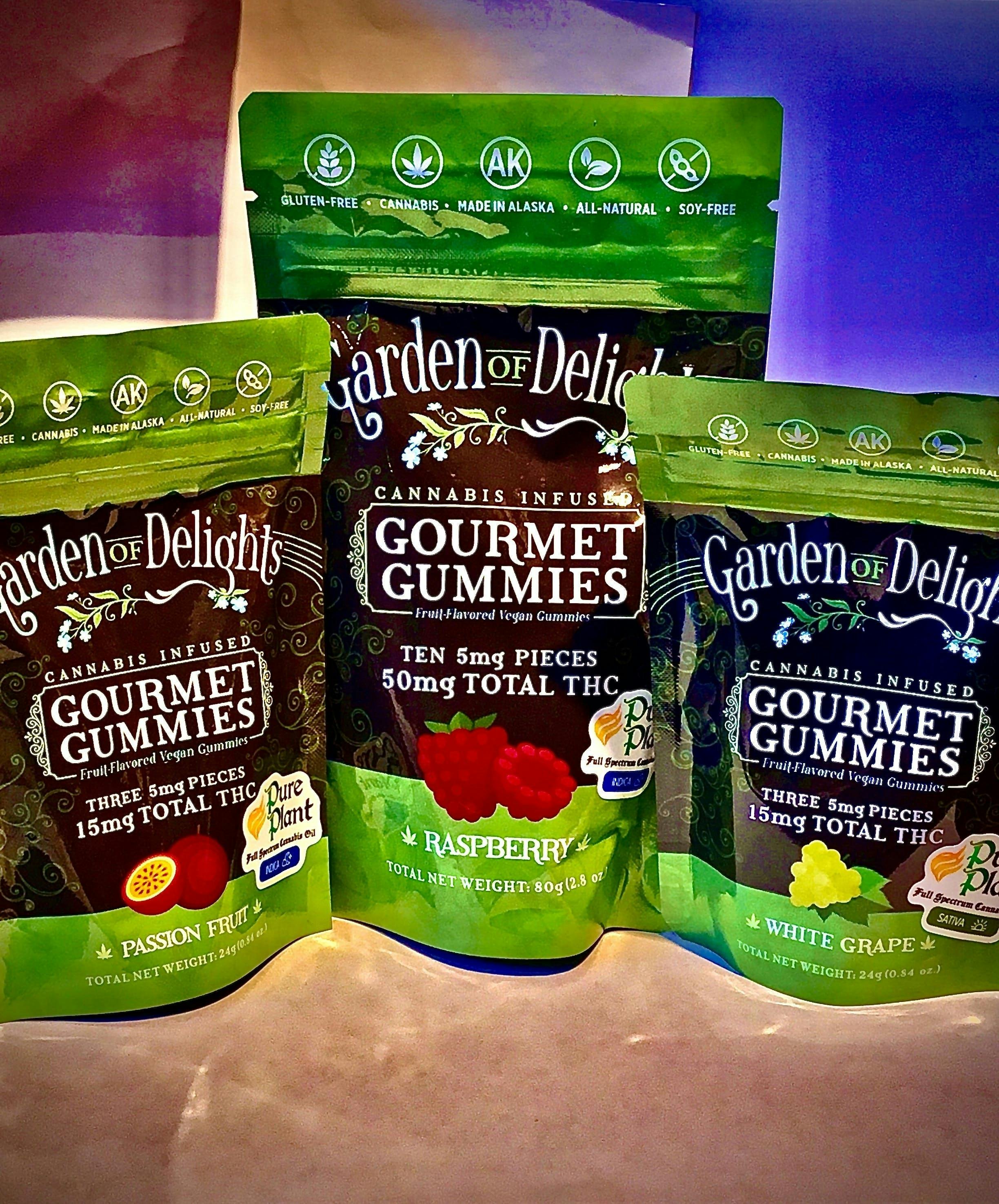 Gumdrops Raspberry Sativa 1:1 (30mg CBD/THC)