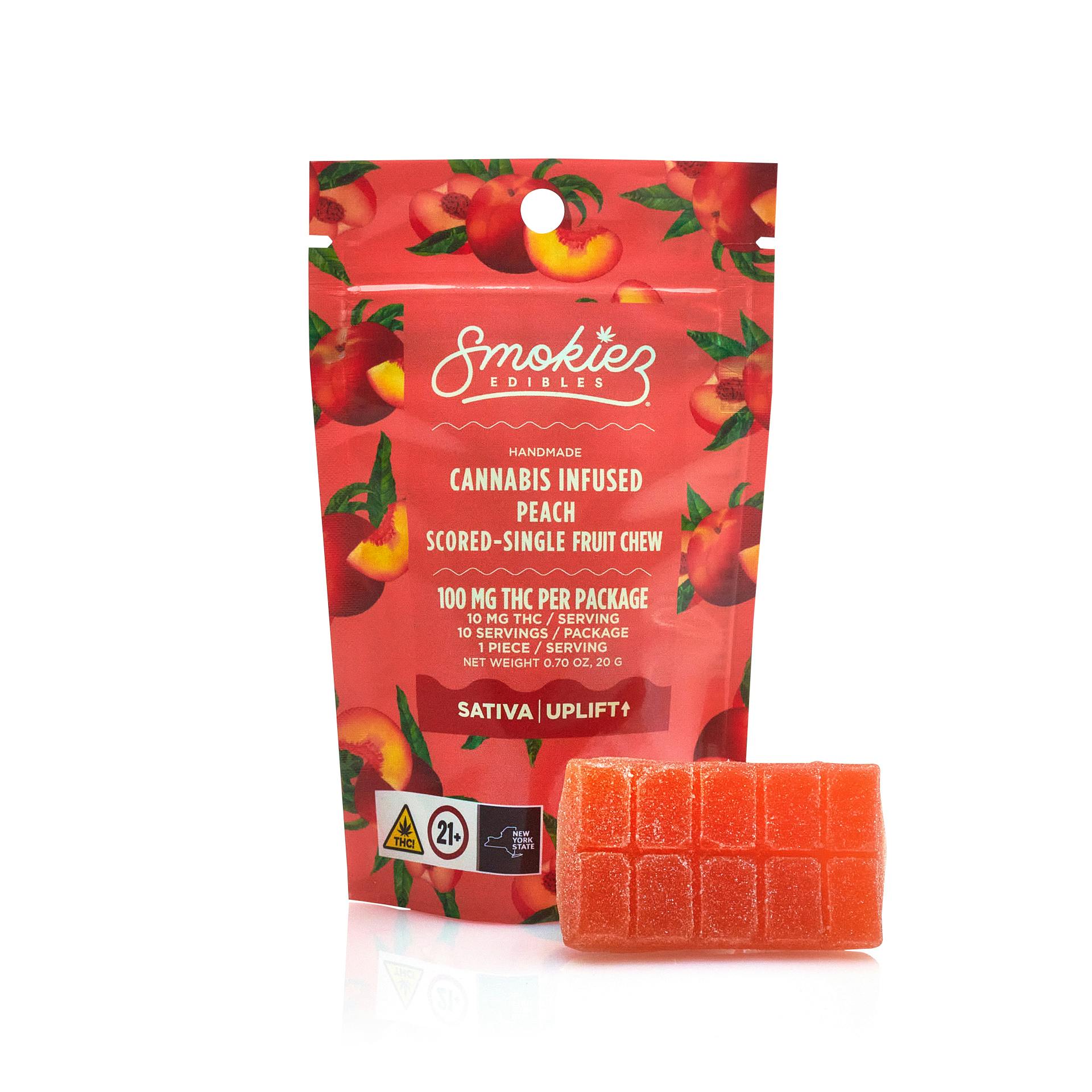 Peach Sativa Sour Gummies 1pk