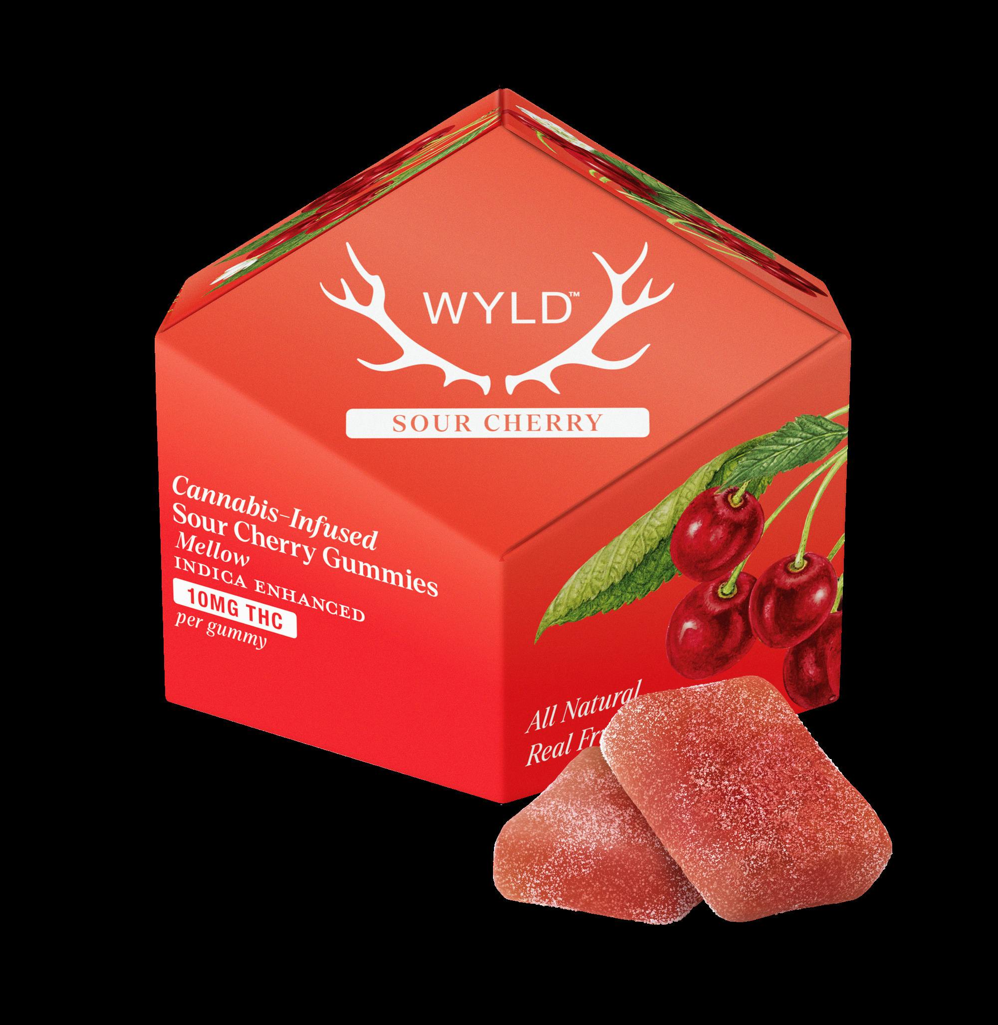 Sour Cherry Indica Gummies