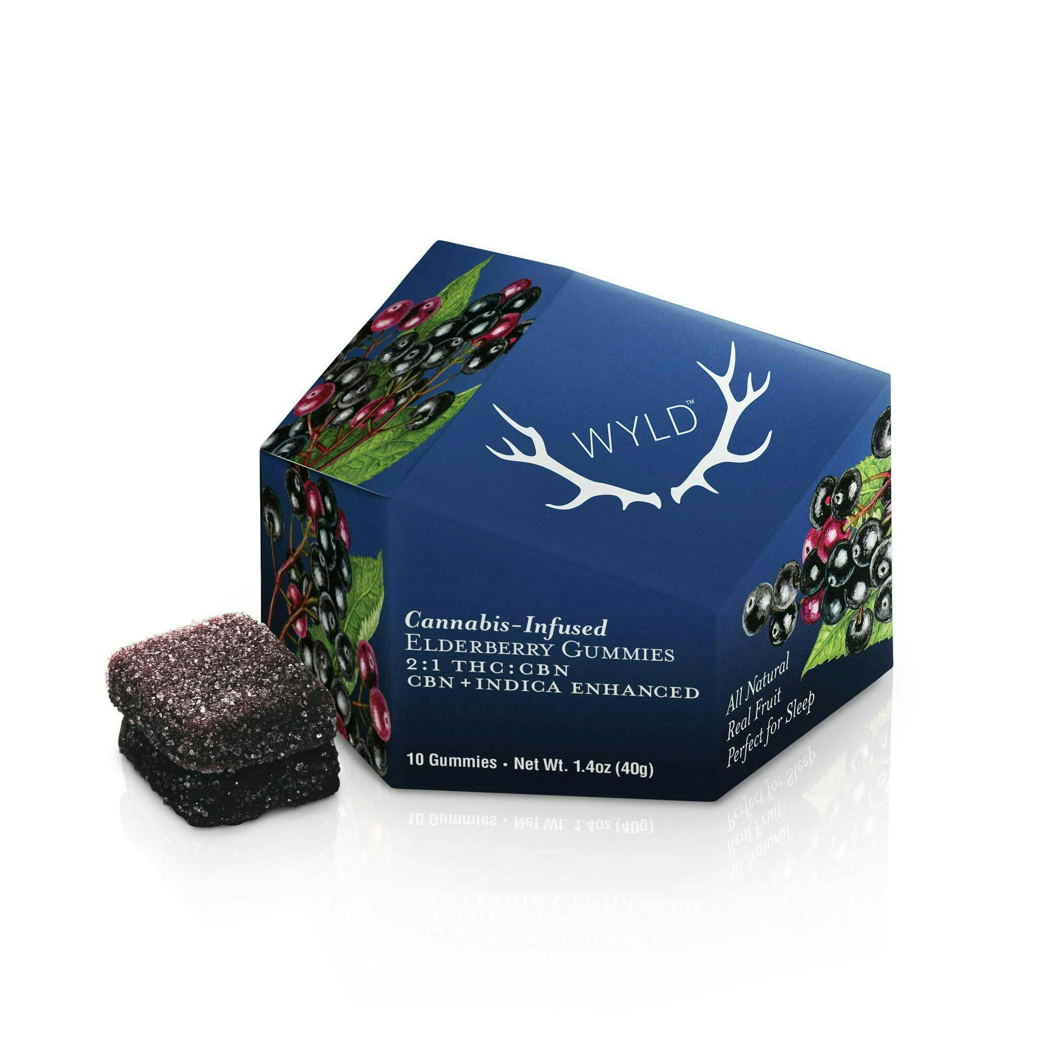 Elderberry 2:1 CBN + Indica Enhanced Gummies — Elderberry
