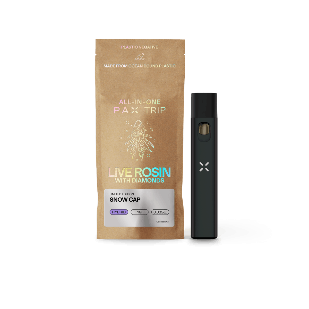 Live Rosin with Diamonds: Snow Cap Lto
