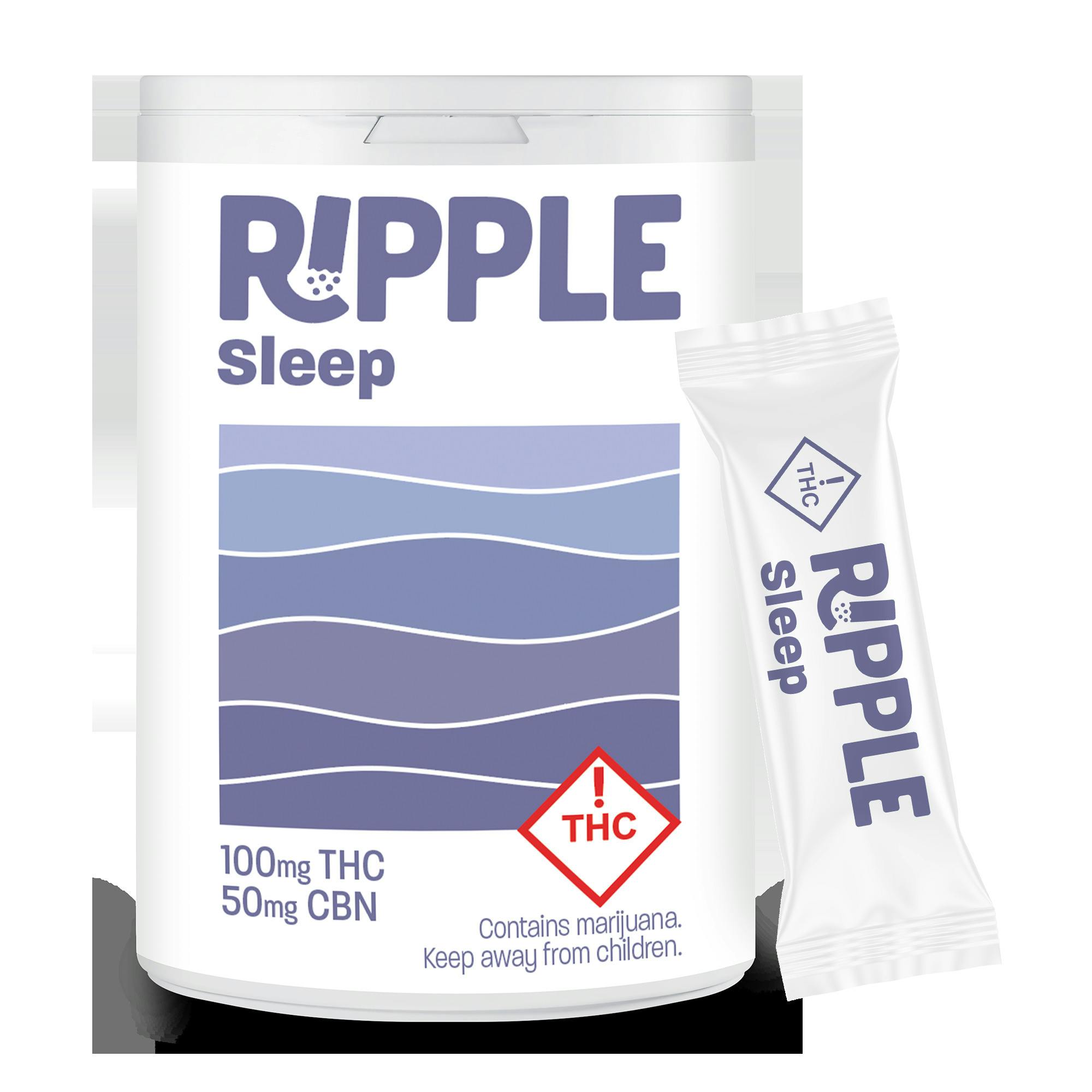 Ripple Dissolves - Sleep 100mgTHC/50mgCBN/50mgCBD