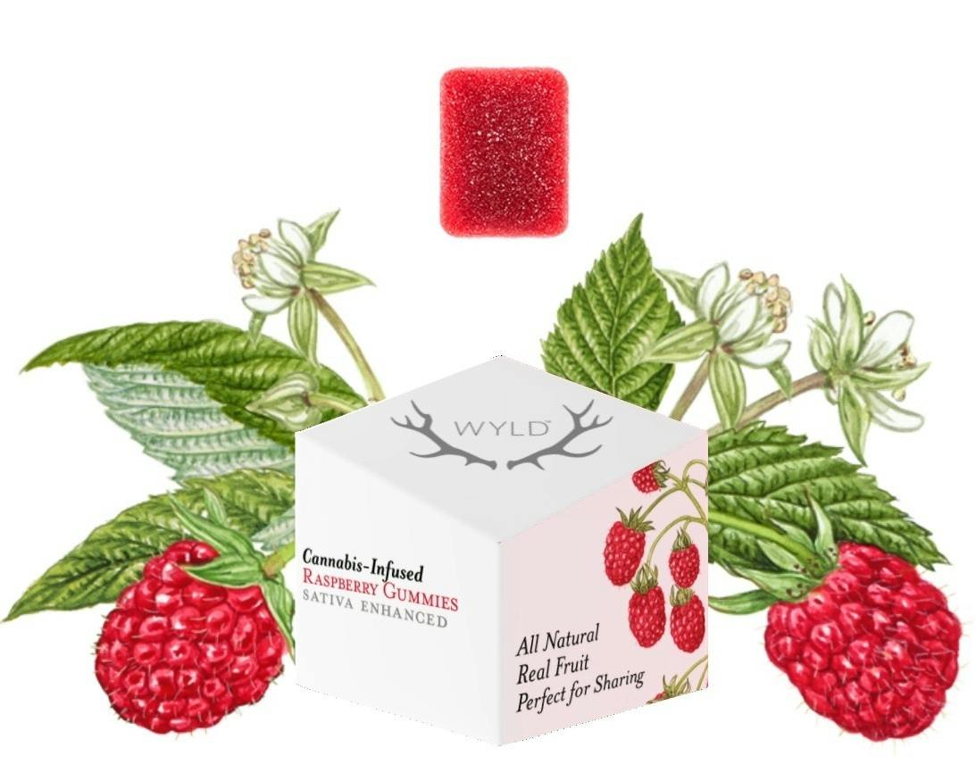Wyld Gummies - Raspberry Sativa