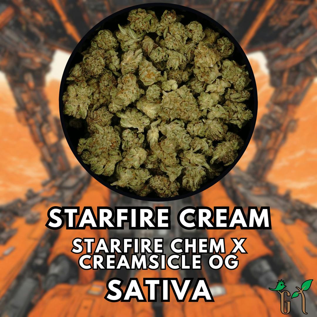 Flower - Starfire Cream - Popcorn cannabis product
