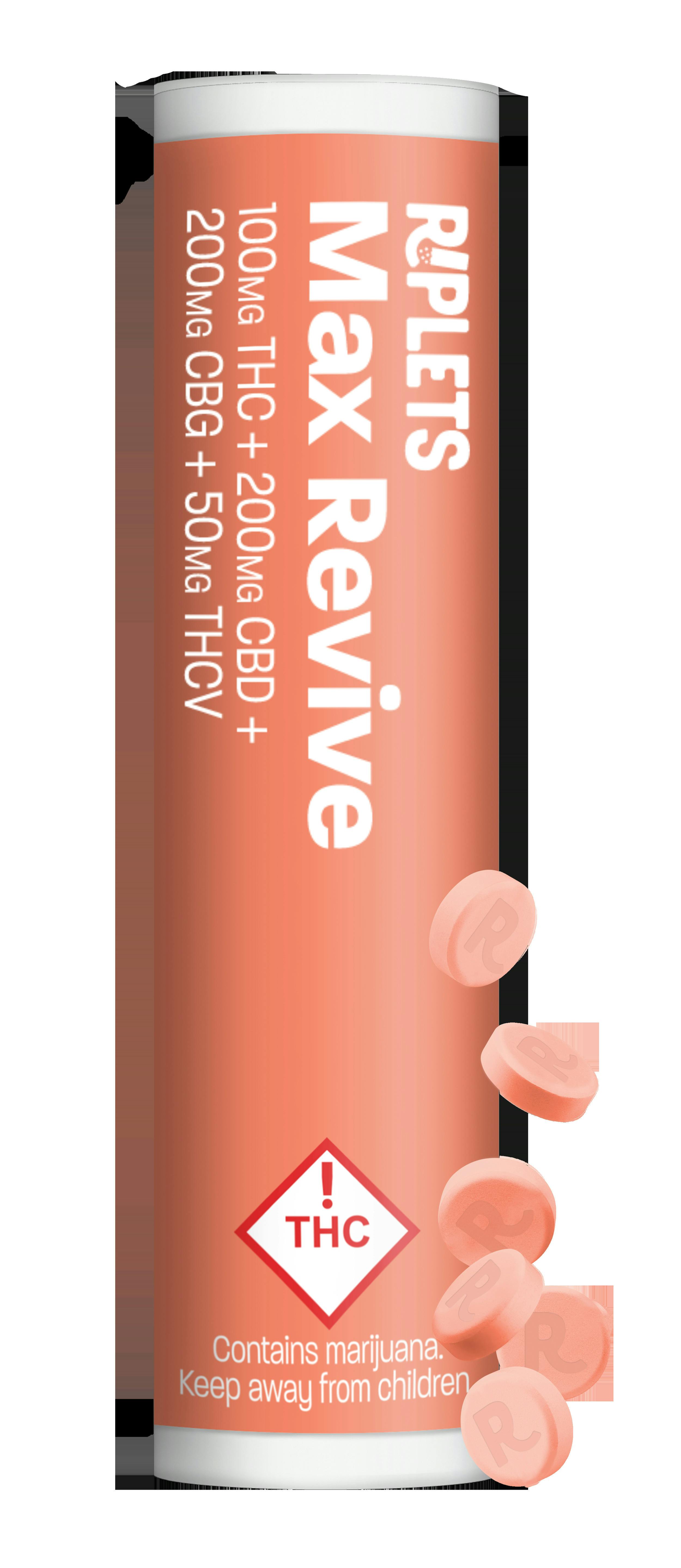 Ripple Riplets - Max Revive THC/CBD/CBG/THCV