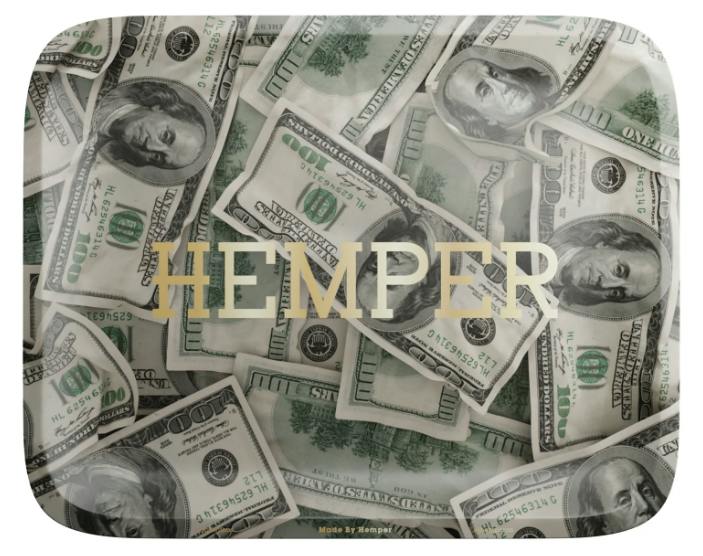 Hemper - It's Money - Large Rolling Tray