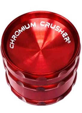 Chromium Crusher 2.5" - Clear Grip, Top 4pc Zinc - Grinder