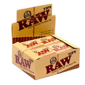 HMI - Raw Pre-Rolled Tips (21 per Pack)