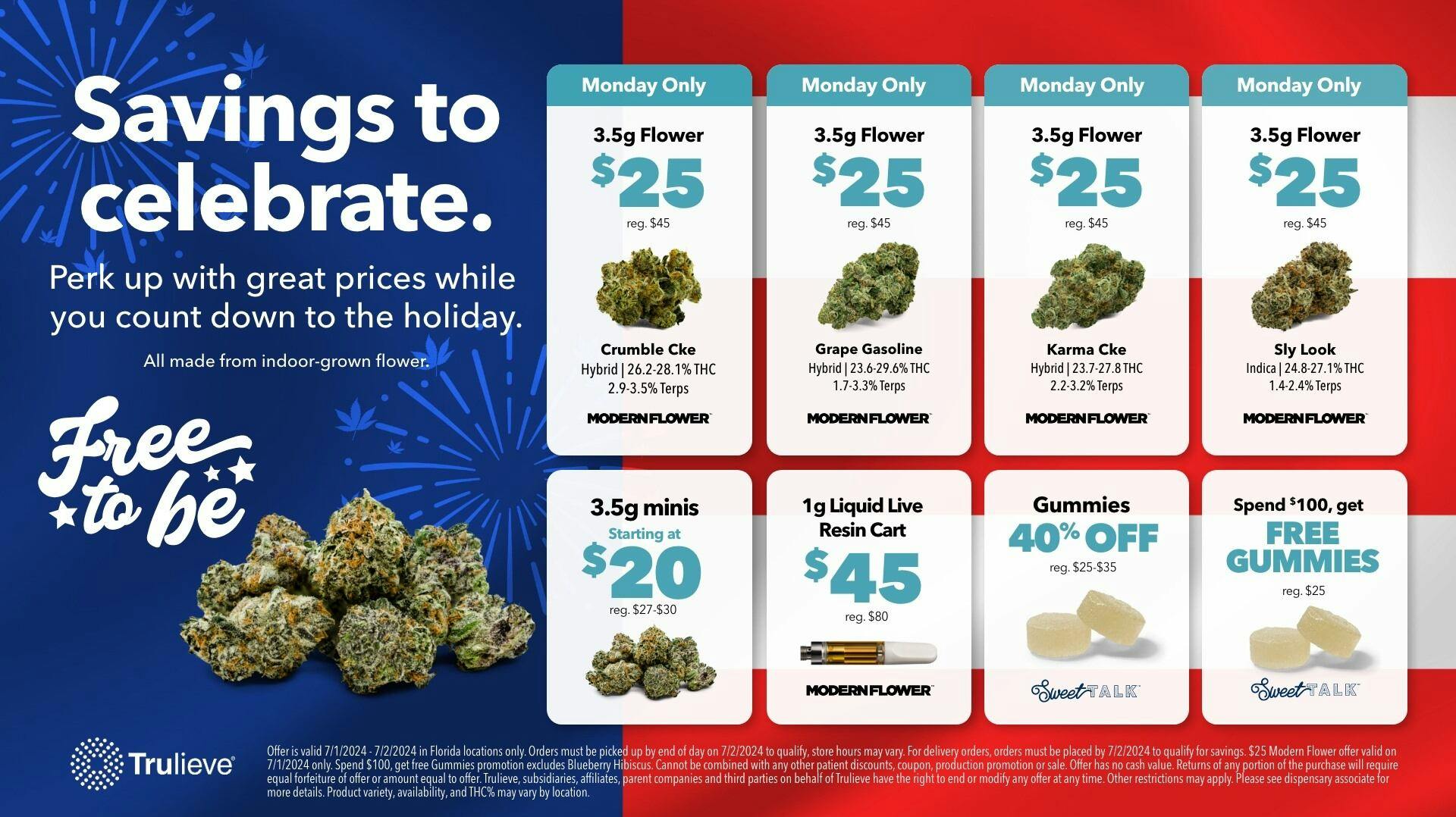 25 Modern Flower! at Trulieve Zephyrhills Weedmaps