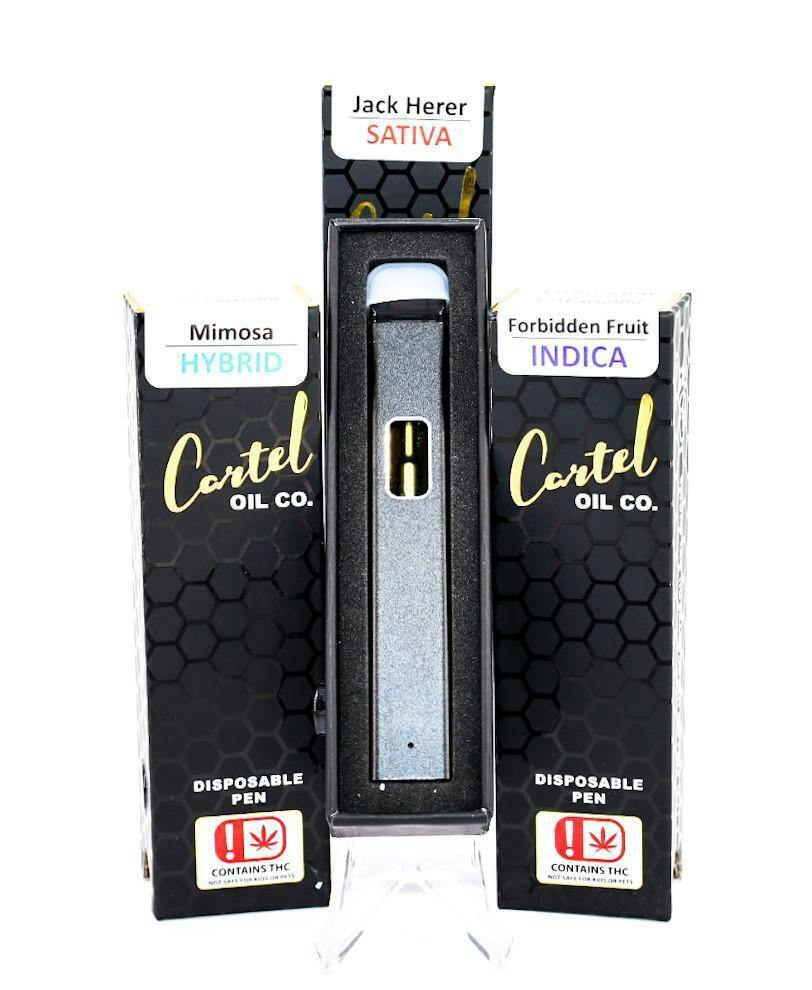 Cartel Oil Co | Disposable | Distillate | Live Terps | Sativa | White Walkers | 3g