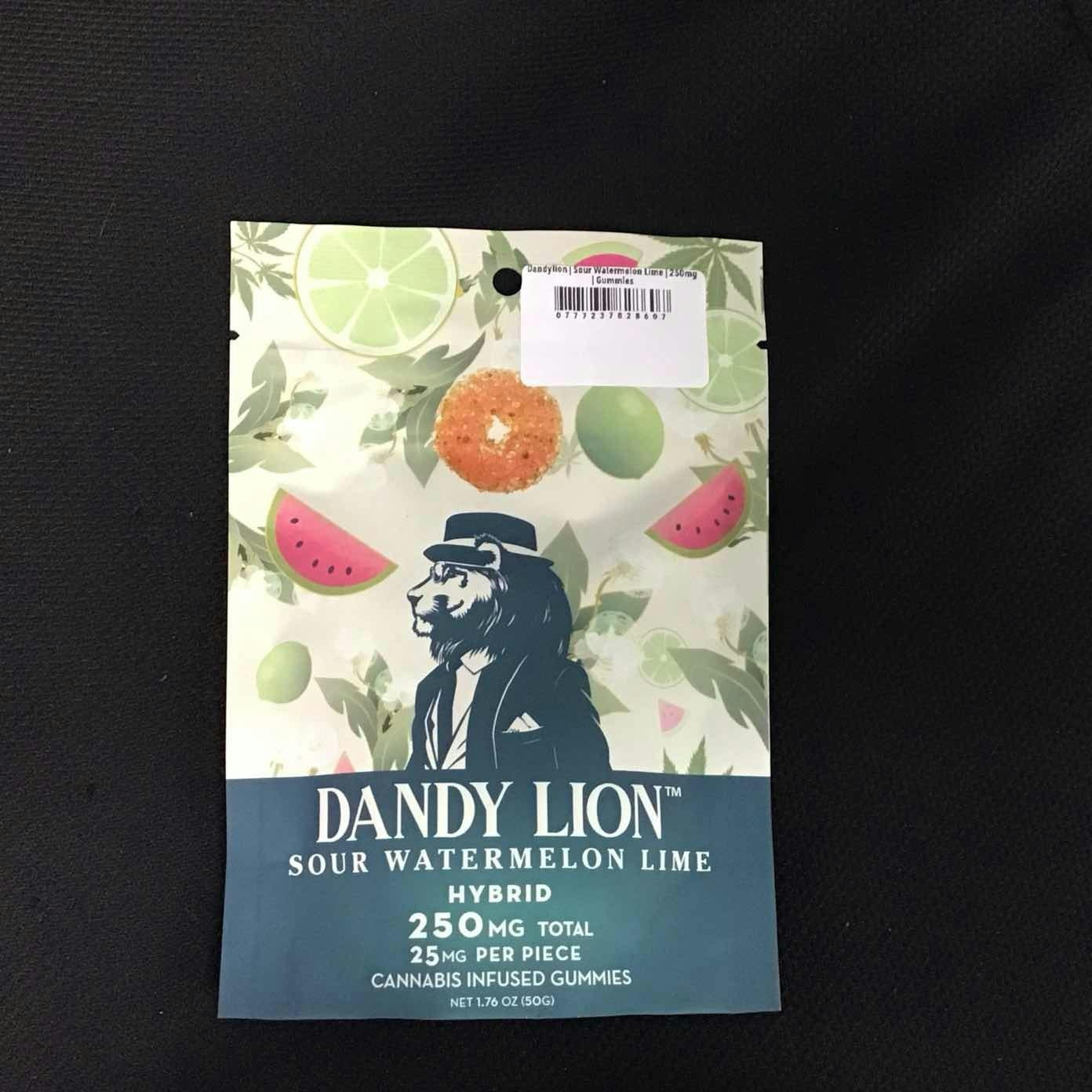 Dandylion | Sour Watermelon Lime | 250mg | Gummies