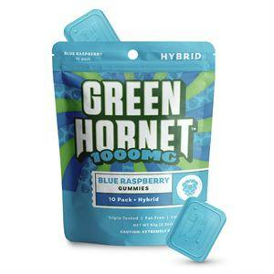 Green Hornet Sour Mega Dose Blue Raspberry 1000mg