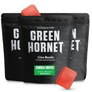 Green Hornet Live Resin Mixed Fruit Sundae Driver 100mg