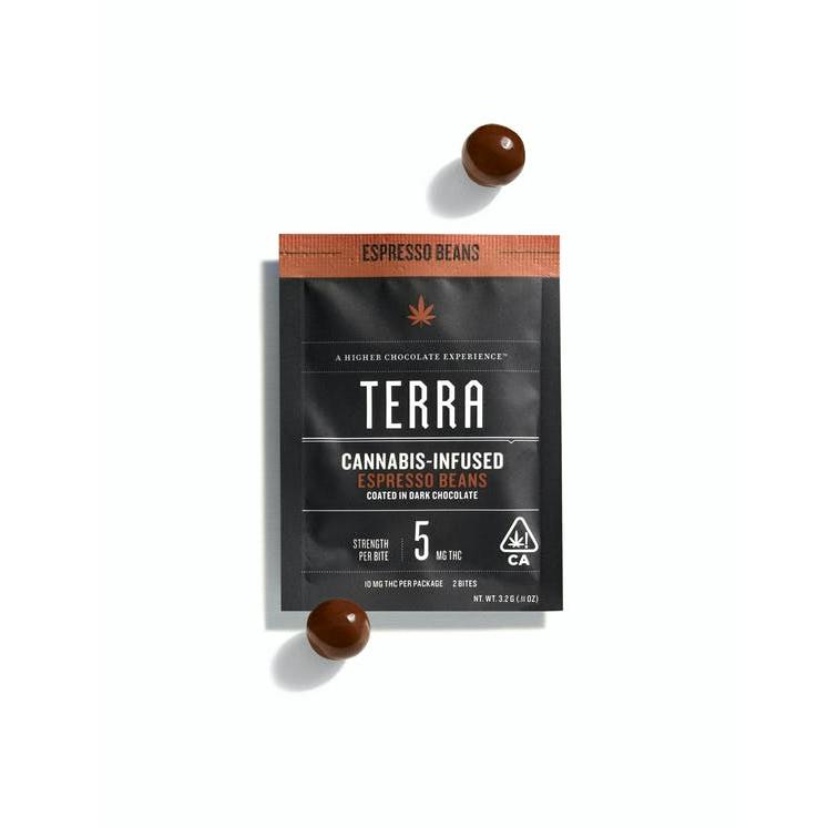 Terra | Dark Chocolate Espresso Beans | 10mg | 2ct | 5mg/ea