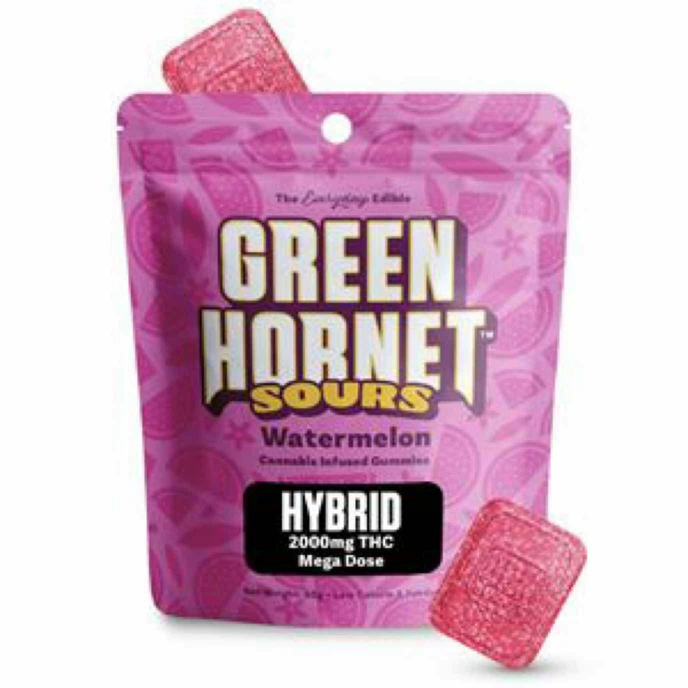 Green Hornet Sour Mega Dose Watermelon 2000mg