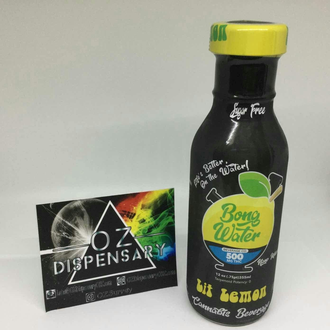 Bong Water | Lit Lemon | 500mg | Drink | Hybrid