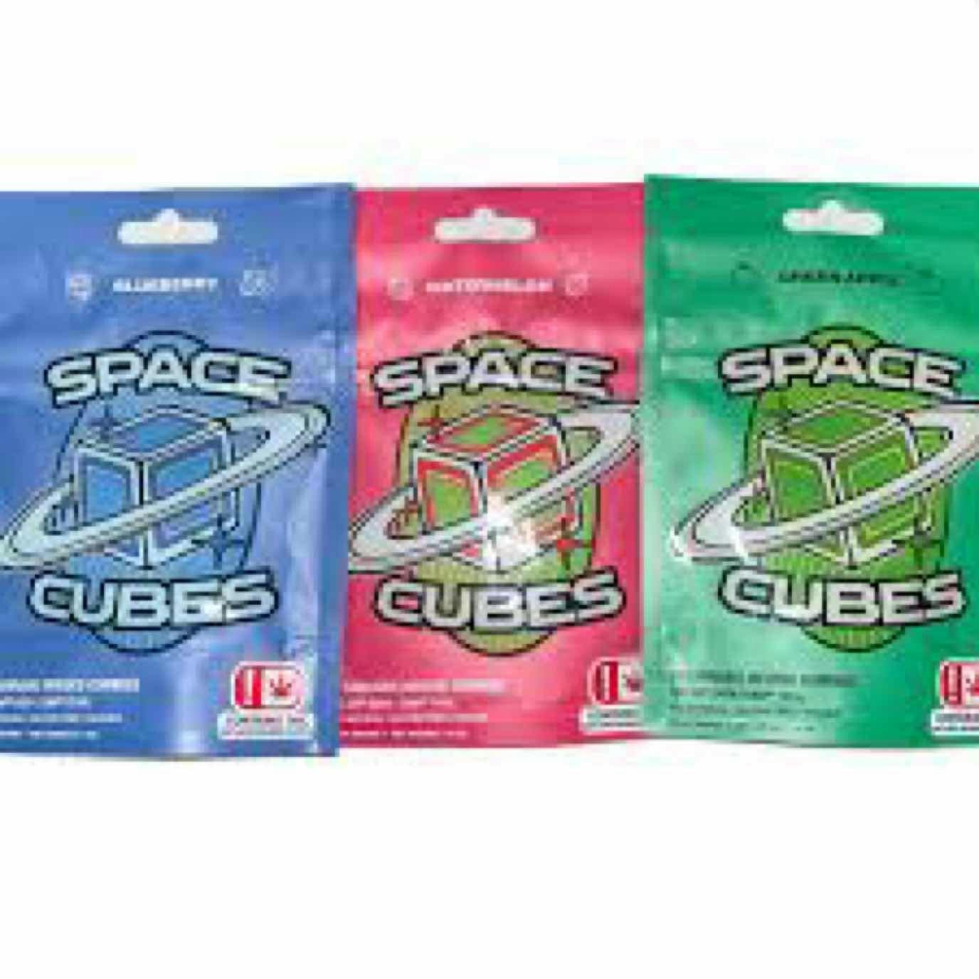 Space Cubes - Gummies - 1000mg THC - Blueberry
