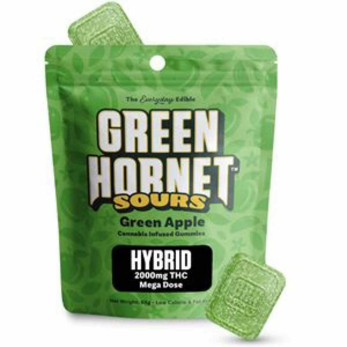 Green Hornet Sour Mega Dose Green Apple 2000mg