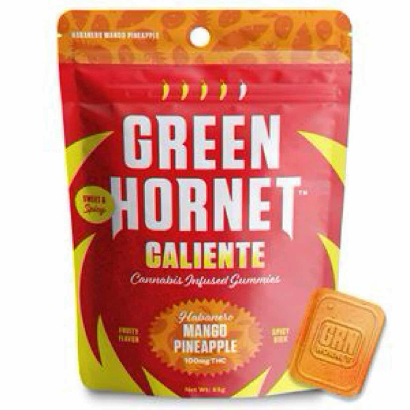 Green Hornet Caliente Habanero Mango Pineapple 100mg
