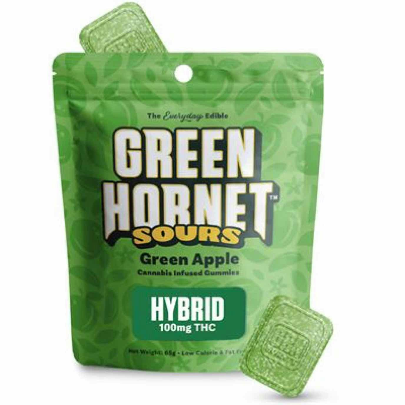 Green Hornet Sour 100mg Green Apple