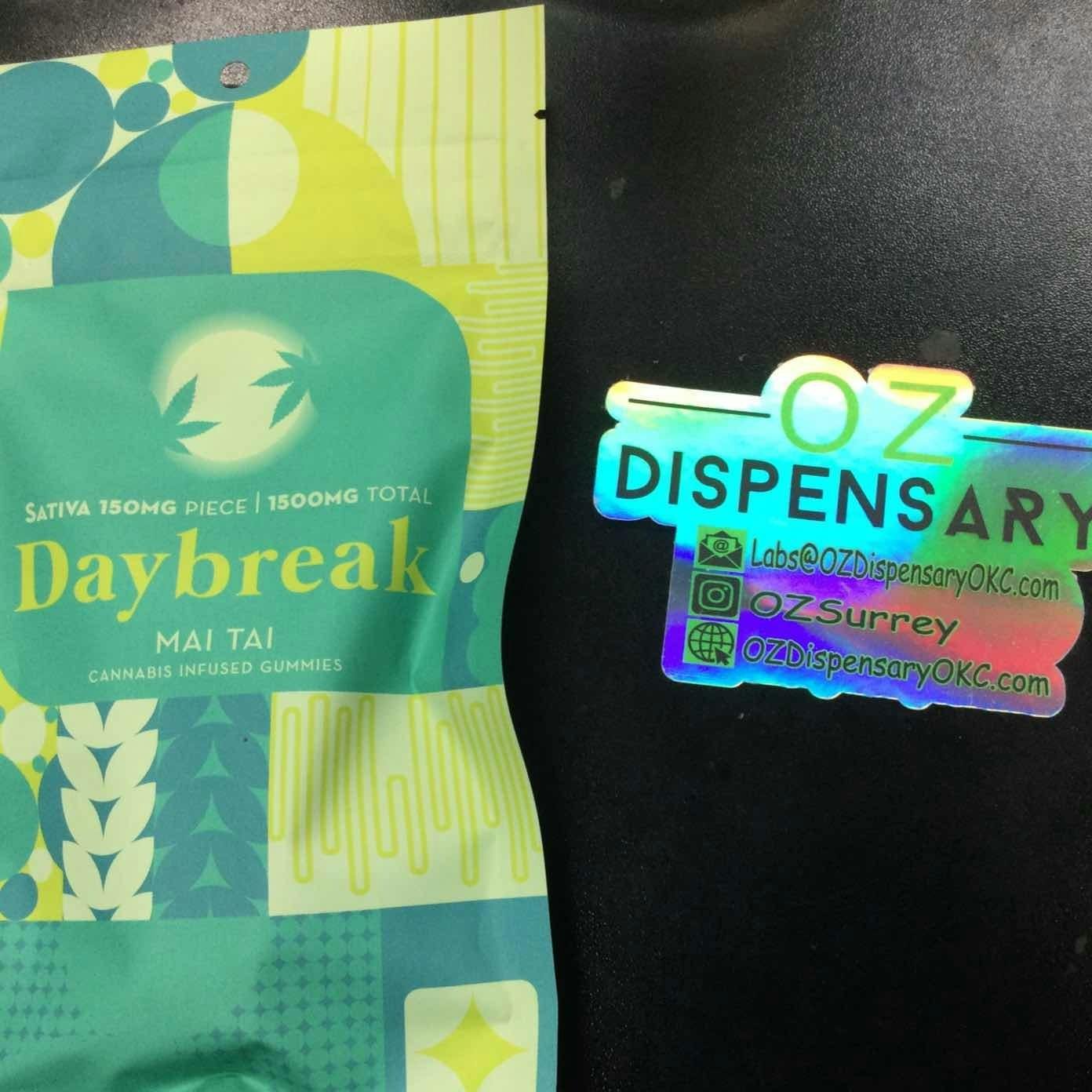 Mai Tai | Daybreak | 1500MG; 10 150MG Gummies | Indica
